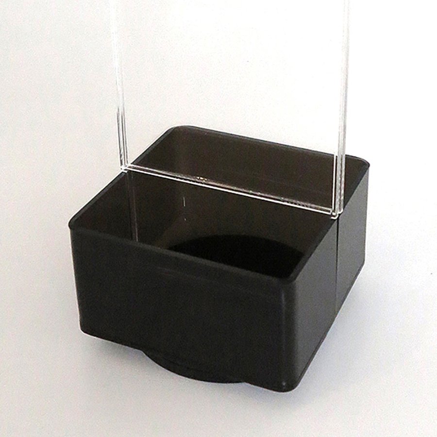 Menukortholder Salt & Pepper, akryl, 2 x M65, Sort