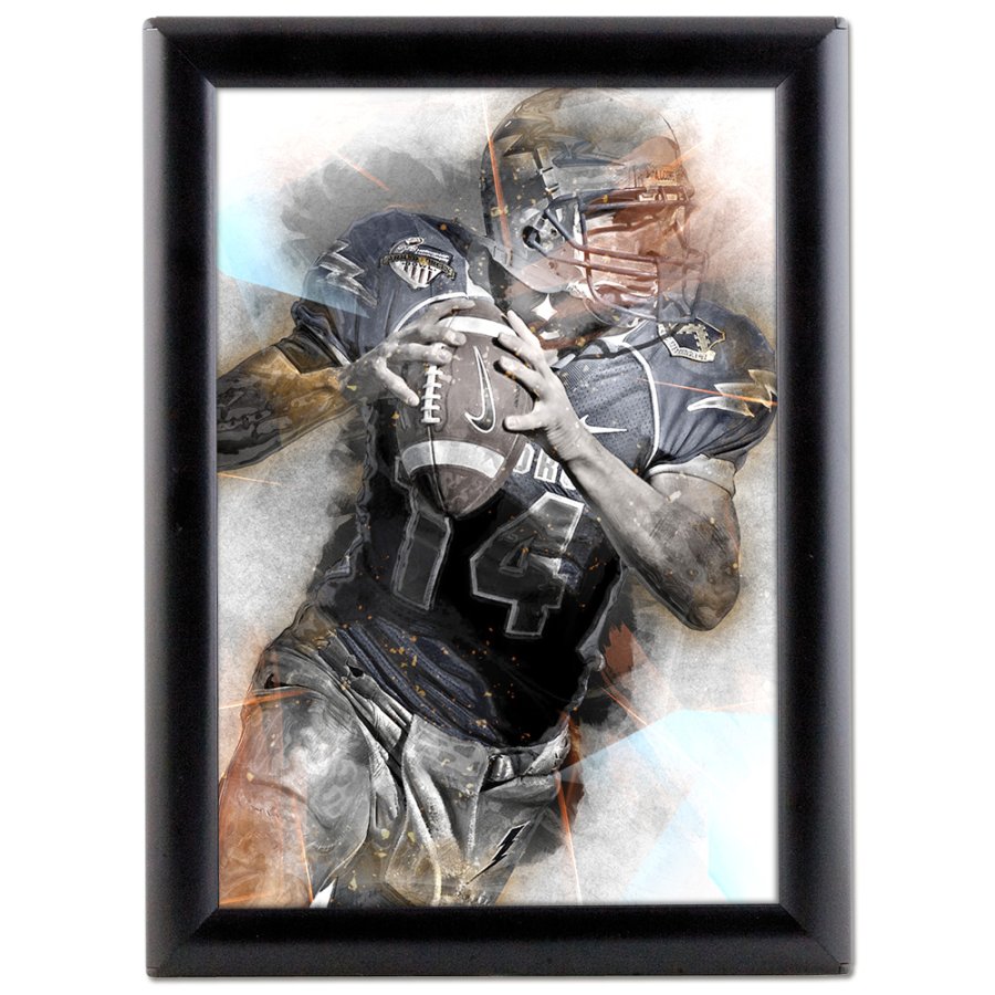 Klikramme, Opti, 25 mm aluminiumprofil, s&oslash;lv, A4 - 21 x 29,7 cm