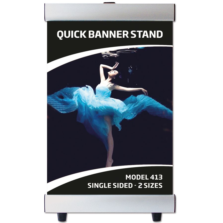 Quick Banner Stand Enkeltsidet - 100x140cm