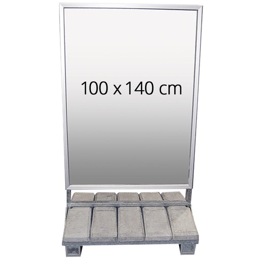 Heavy Outdoor Betonstander Gadeskilt - 100x140 cm