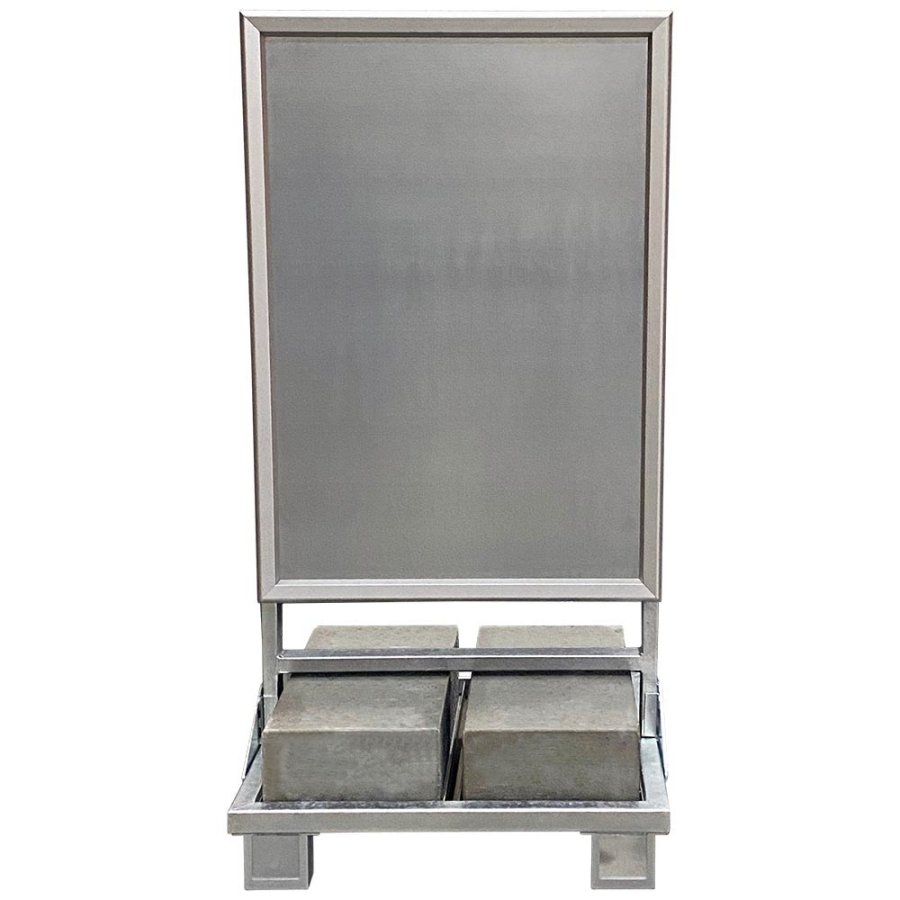 Heavy Outdoor Betonstander Gadeskilt - 70 x 100 cm