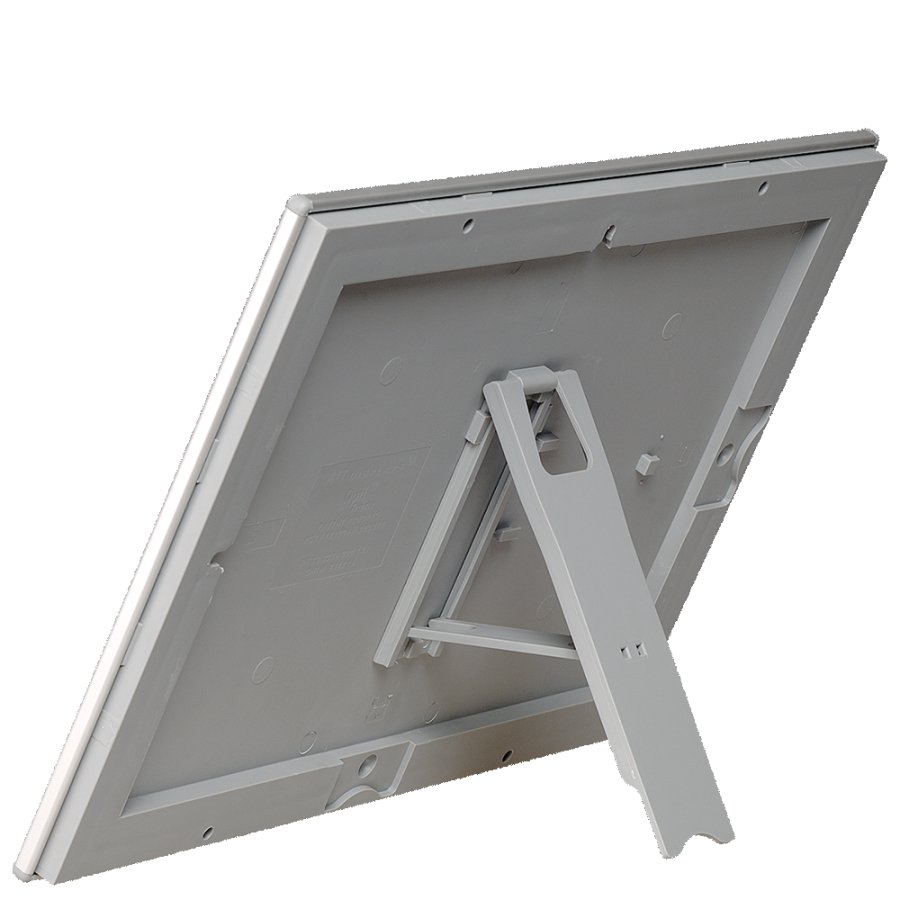 Photo Klikramme med 25mm aluminium profil, s&oslash;lv - A4