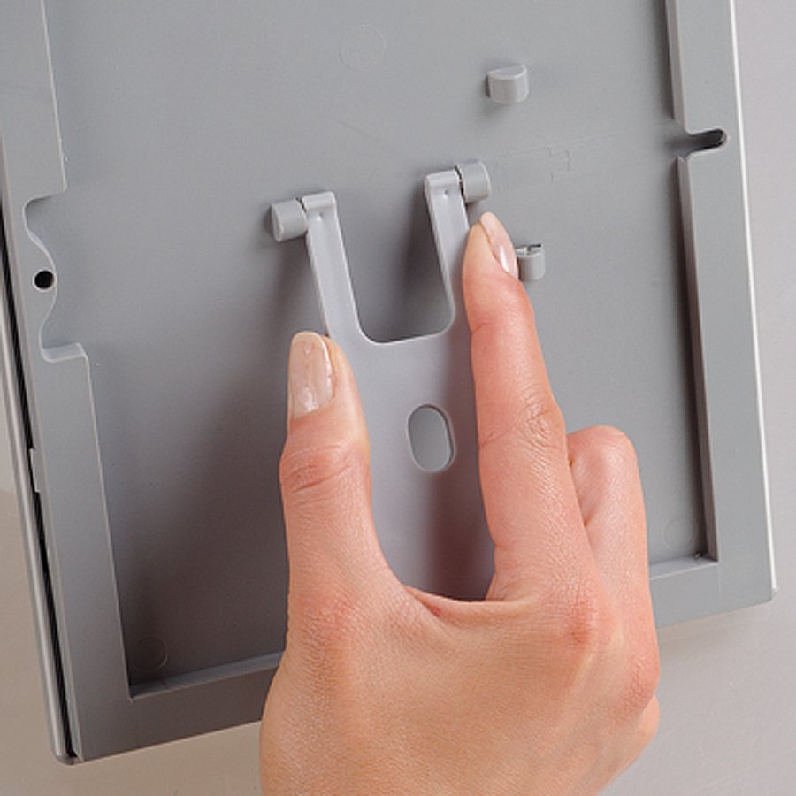 Photo Klikramme med 14mm aluminium profil, s&oslash;lv - A4