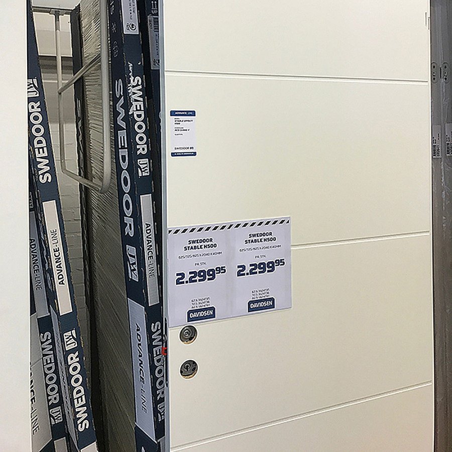 Window U-pocket, dobbeltsidet A4 - horisontal