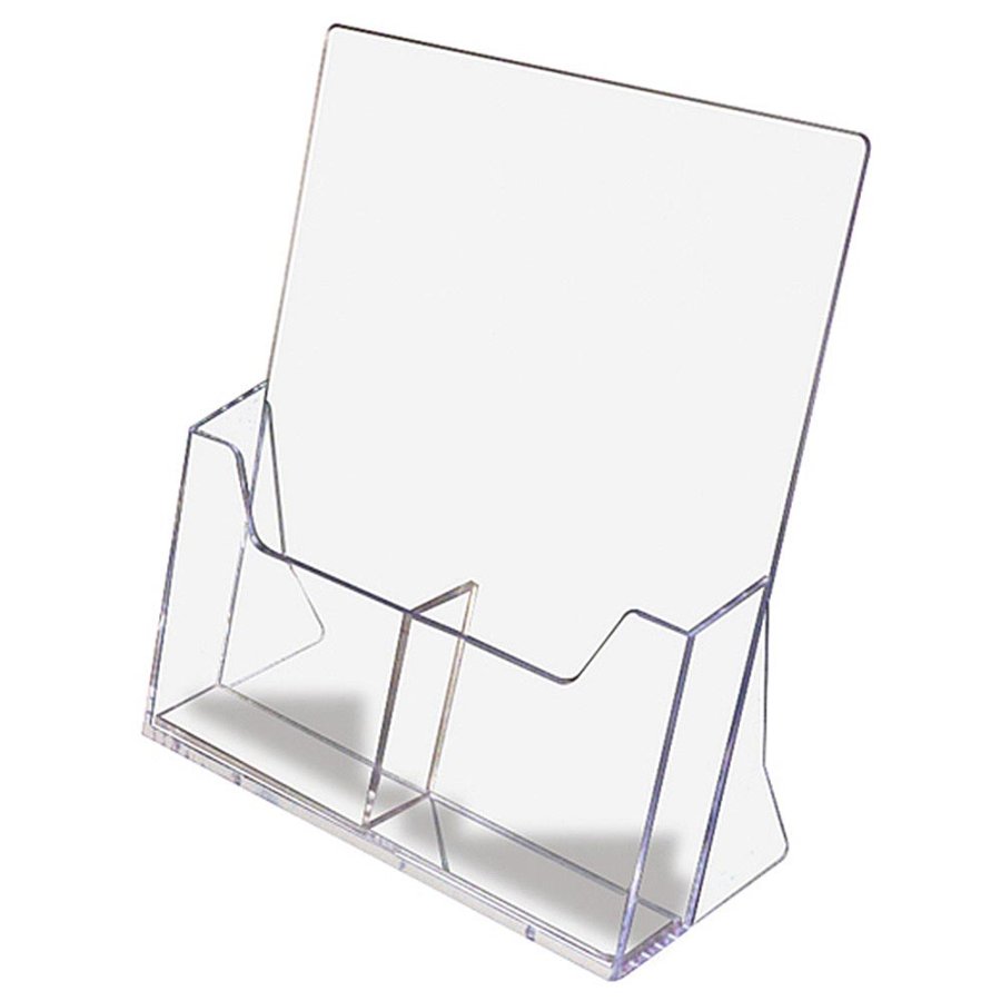 Brochureholder, akryl, bord, M65