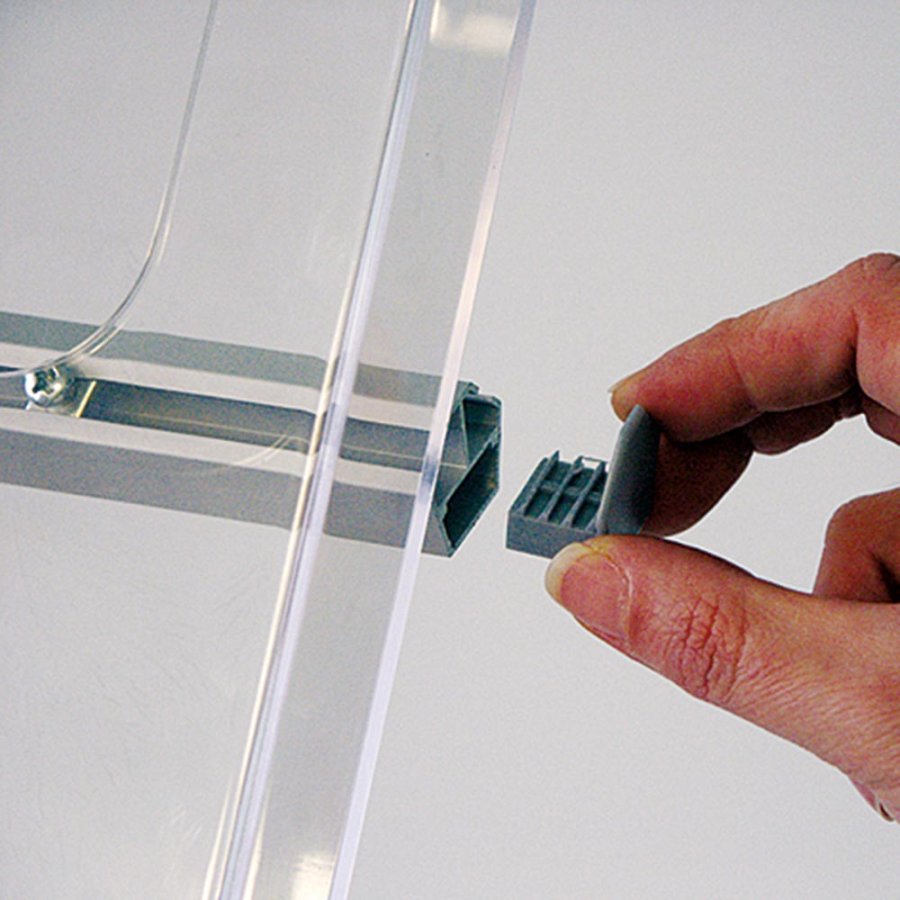 Multistander brochureholder, enkeltsidet - 8xA4 - 21x29.7 cm