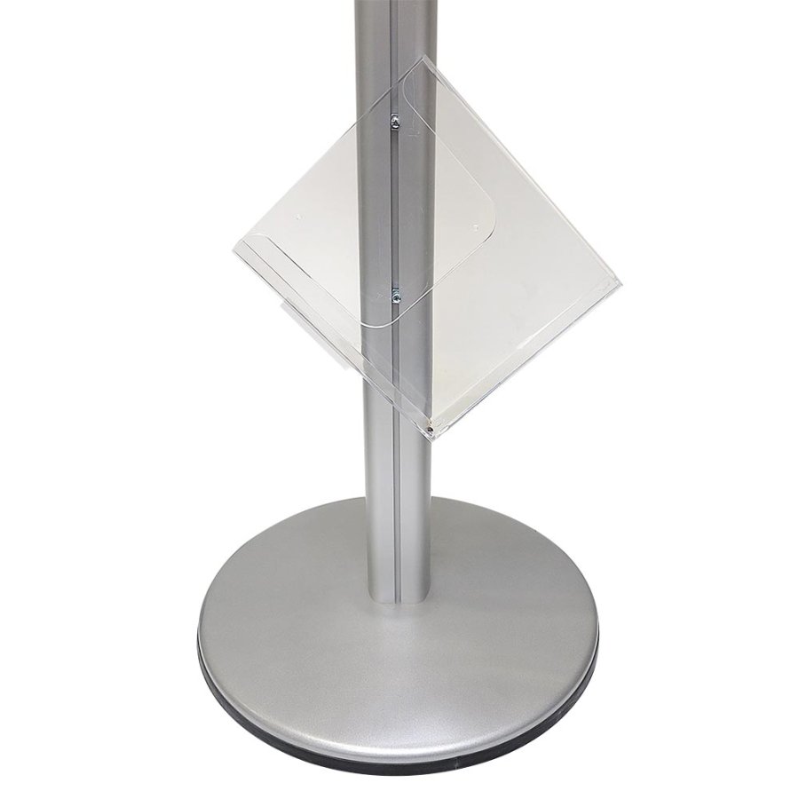 Multistander brochureholder, enkeltsidet - 4xA4 - 21x29.7 cm
