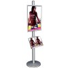 Infostander, MultiStand, enkeltsidet, st&aring;lhylde, klikramme, B2 - 50 x 70 cm #1