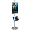 Infostander, MultiStand, enkeltsidet, akrylhylde, klikramme, B1 - 70 x 100 cm #1
