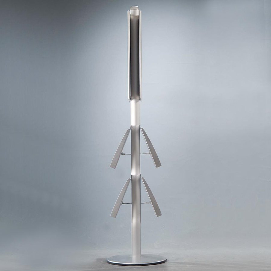 Multi Stander 4 - Dobbeltsidet Med 2 St&aring;lhylder 25mm 2 x 50x70cm