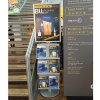 Infostander, MultiStand, dobbeltsidet, 4 st&aring;lhylder, 2 klikrammer, 60 x 85 cm #7