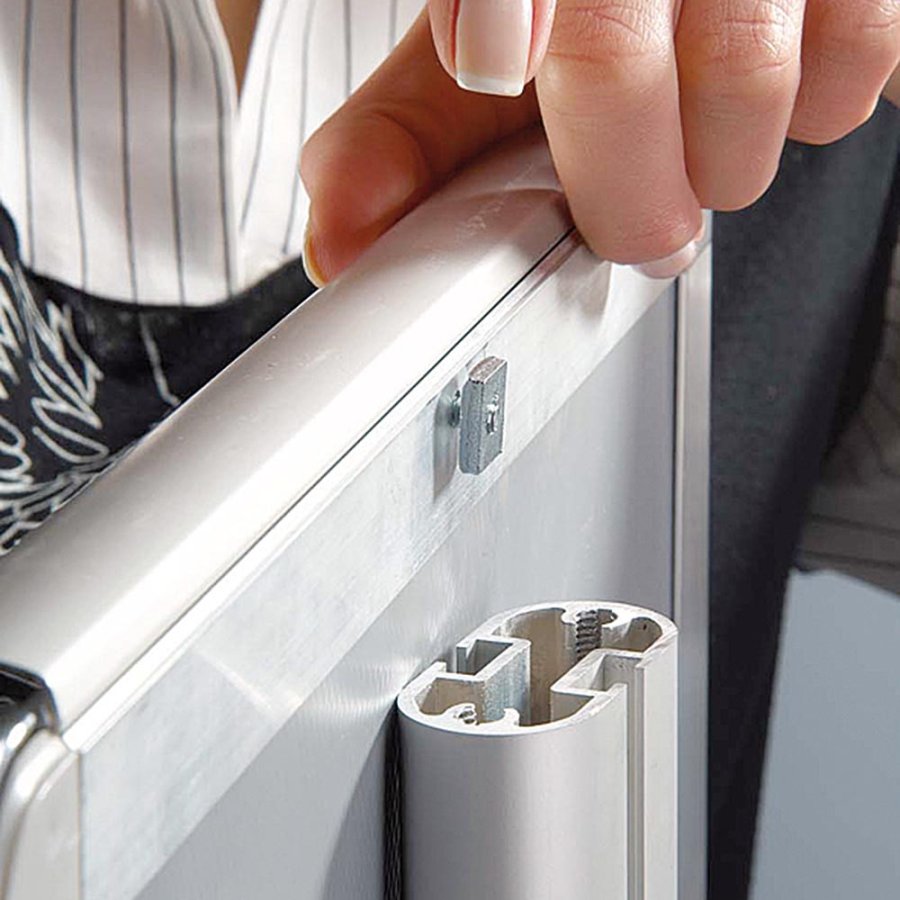 Mini Multi Stander - Dobbeltsidet A3 Klikramme + A4 Brochureholder