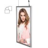 LED Ramme, dobbeltsidet, vertikal, B1 - 70 x 100 cm #1