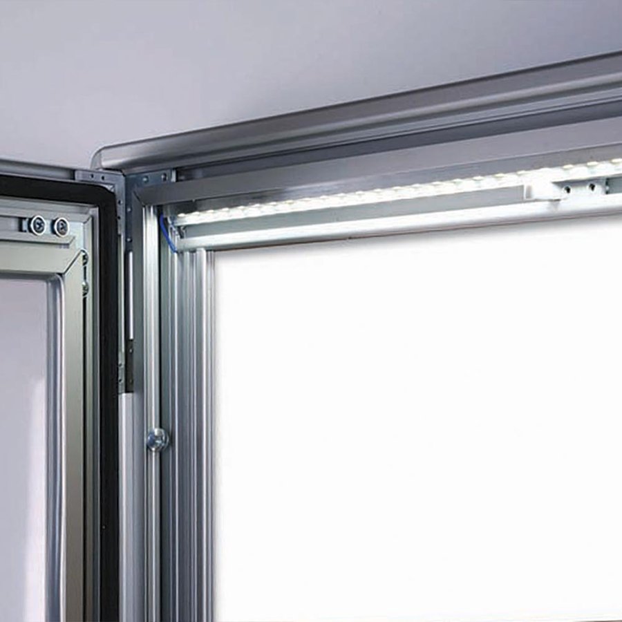 LED Menu Udh&aelig;ngsskab - 6xA4