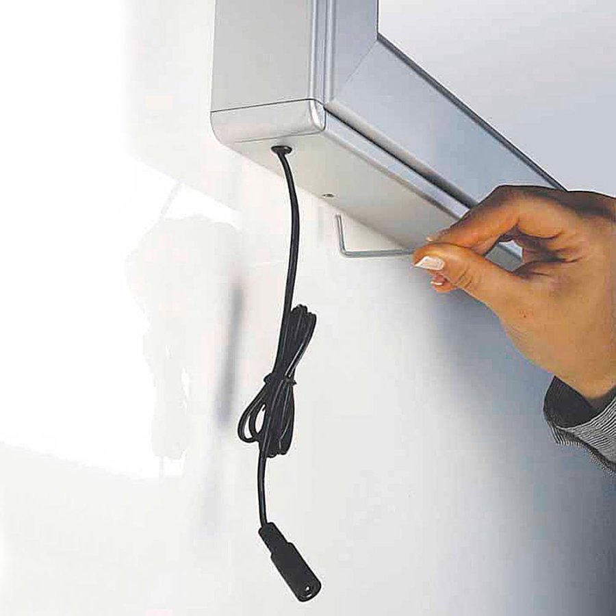 LED Menu Udh&aelig;ngsskab - 6xA4