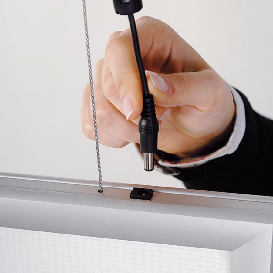 LED Lysramme Dobbeltsidet - A3 Horisontal