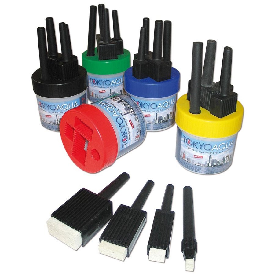 Tokyo Aqua Skiltebl&aelig;k - 1L R&oslash;d