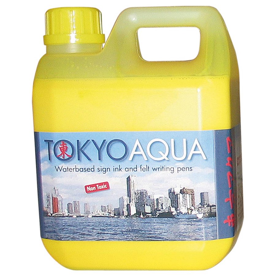 Tokyo Aqua Skiltebl&aelig;k - 1L Gul