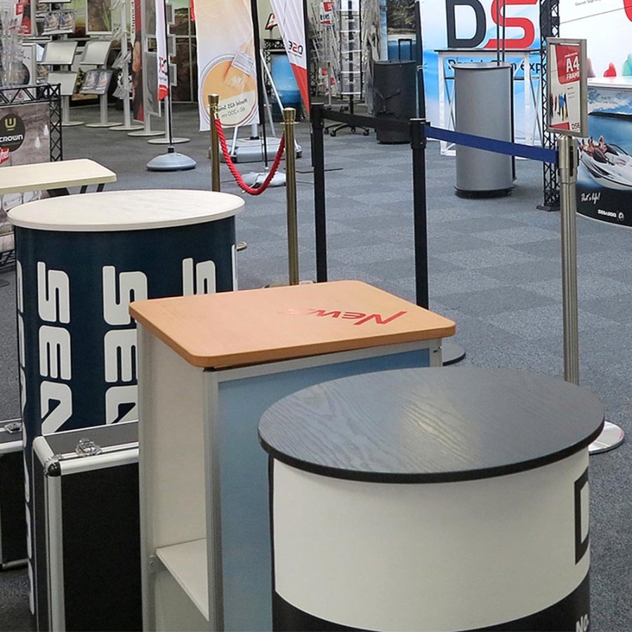 Rundt messebord/disk