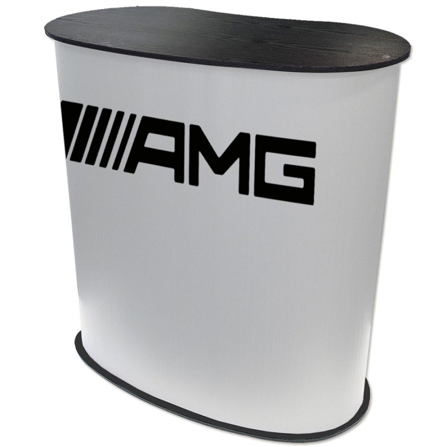 Oval, buet messedisk