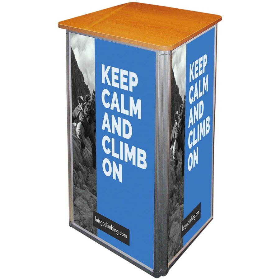 Firkantet Messedisk Med Tr&aelig;plade