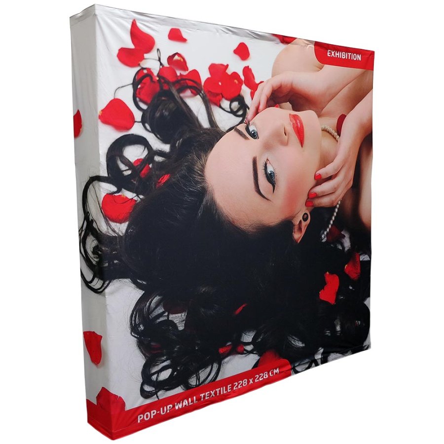 Pop-up Wall Textile Model 3x3 - uden banner