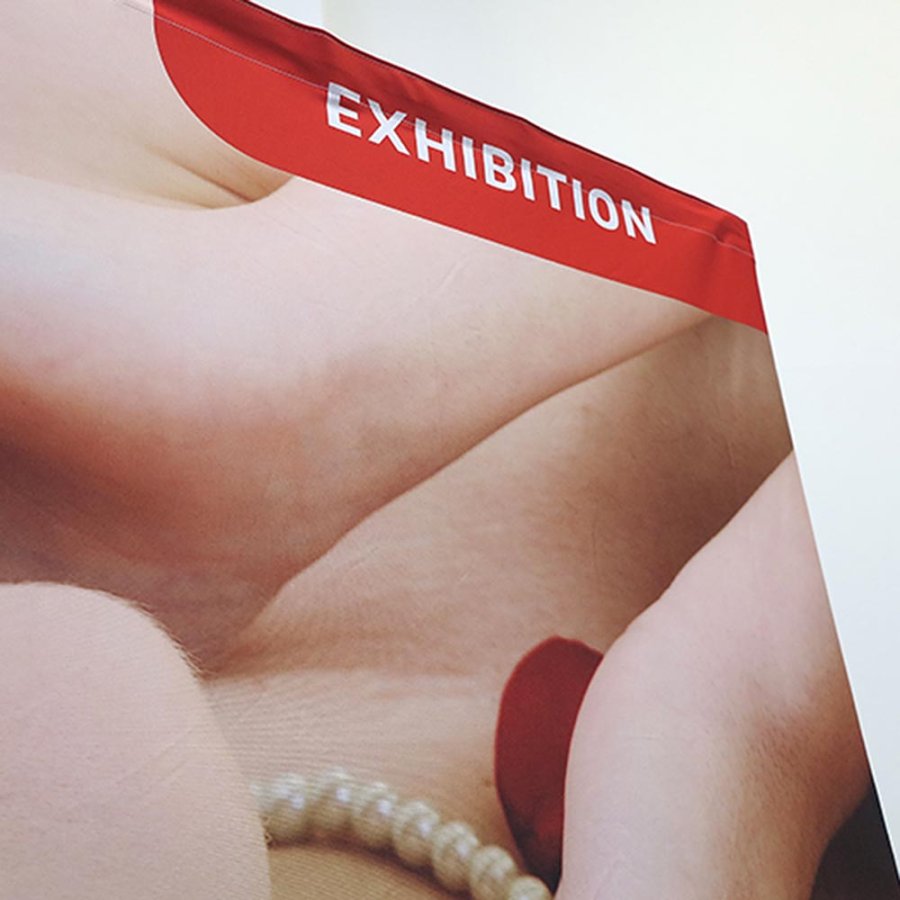 Banner med print til pop-up wall textile