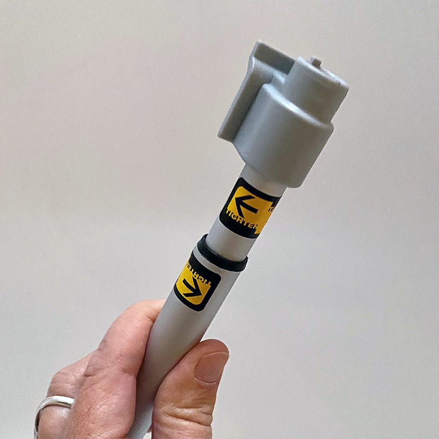 Premium Roll-up kassette, enkeltsidet, alu/s&oslash;lv, 200 cm