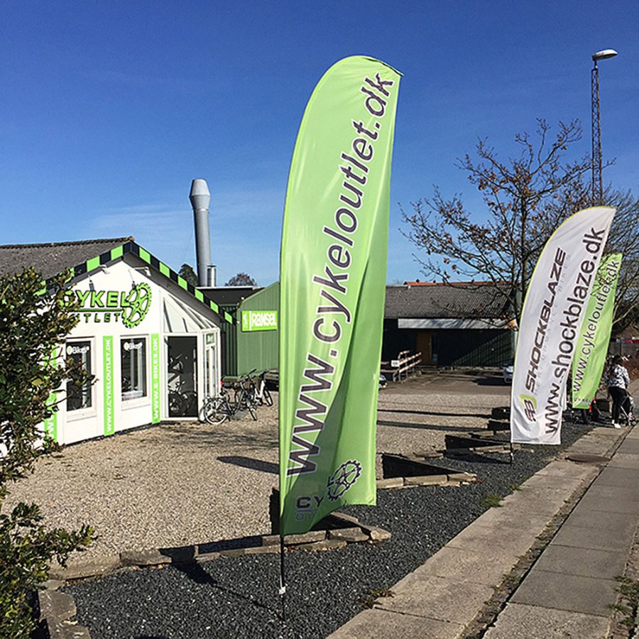 Outdoor Bow Flag st&aelig;nger, Small