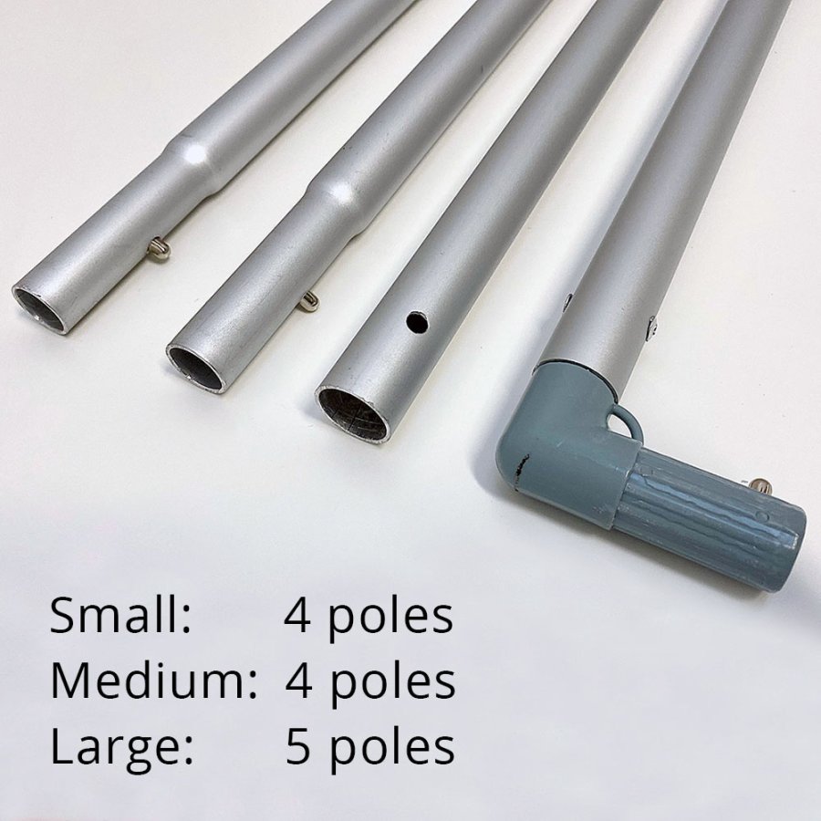 Beachflag, Outdoor Square Flag, Medium, stangsystem