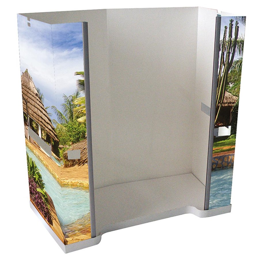 Basic Messe Disk Hvid, med taske