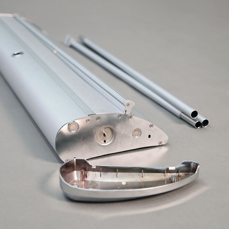 Expo Roll-up, s&oslash;lv, enkeltsidet, 60 x 240 cm