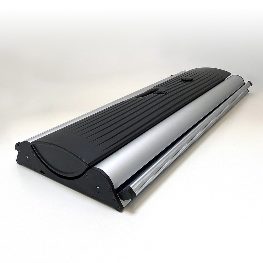 Outdoor Roll-up Waterbase, dobbeltsidet kassette, 85 x 160-200 cm