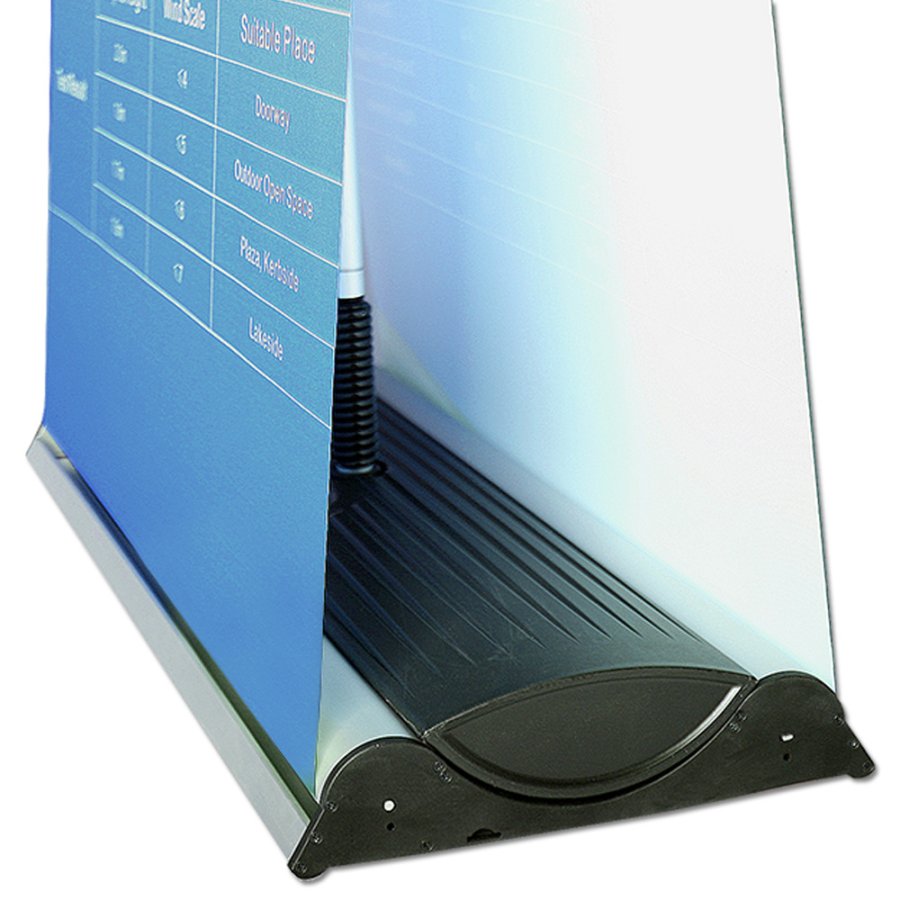 Outdoor Roll-up Waterbase, dobbeltsidet kassette, 85 x 160-200 cm