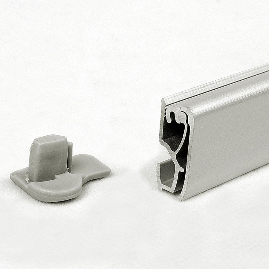 Business Roll-up, enkeltsidet kassette, 85 cm, alu i taske med lynl&aring;s p&aring; langs