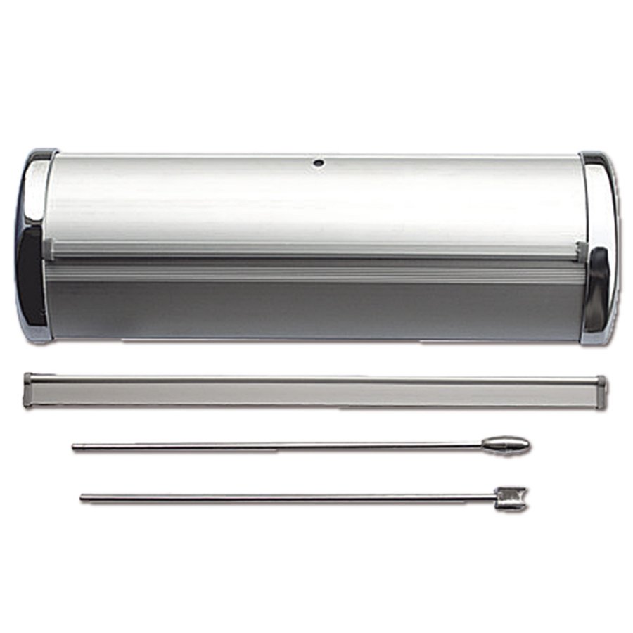 Mini Roll-up, enkeltsidet kassette, s&oslash;lv, A3