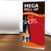 Mega Roll-up enkeltsidet - 100x250 cm - s&oslash;lv #7