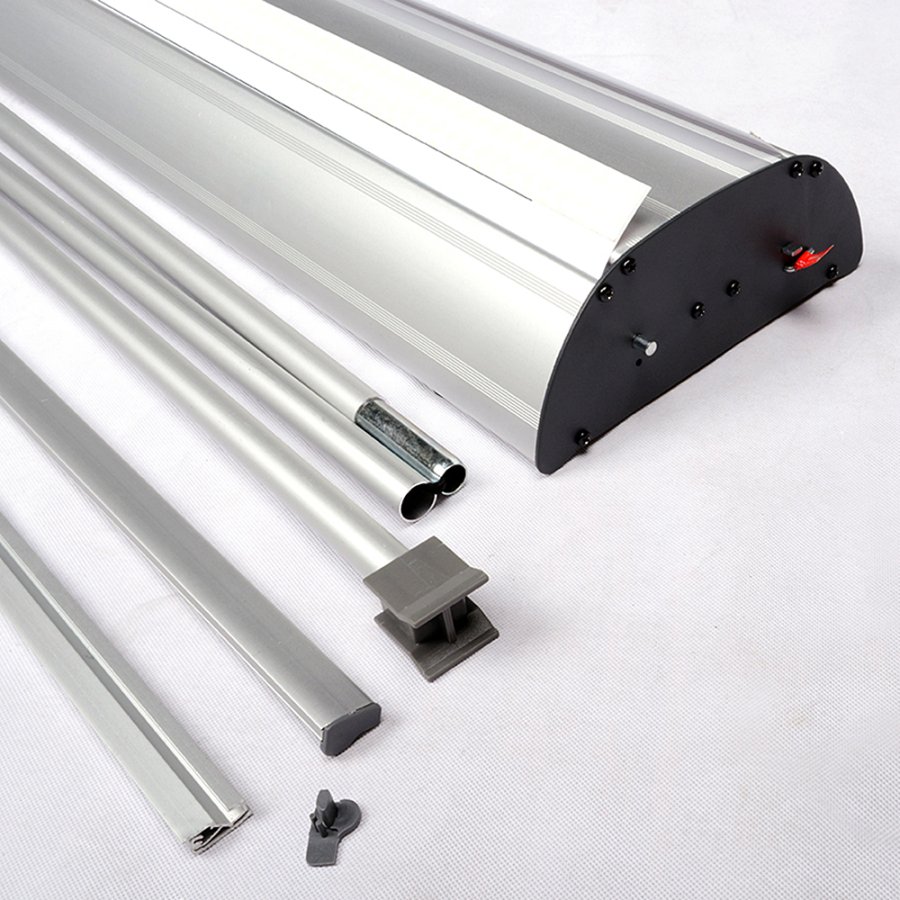 Stylish Roll-up kassette, dobbeltsidet, s&oslash;lv, 85 cm