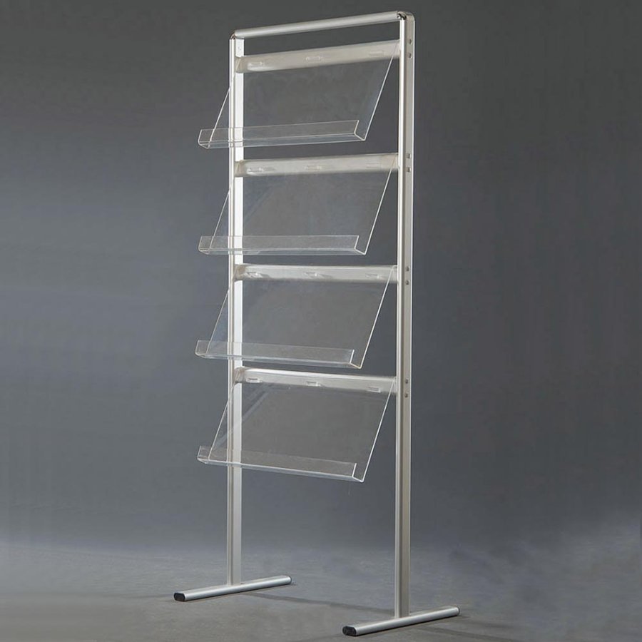 Info Line Mega Brochurestander dobbeltsidet - 32xA4 - 21x29.7 cm