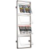 Info Line Wall Brochureholder til v&aelig;g - 8xA4 - 21x29.7 cm #1