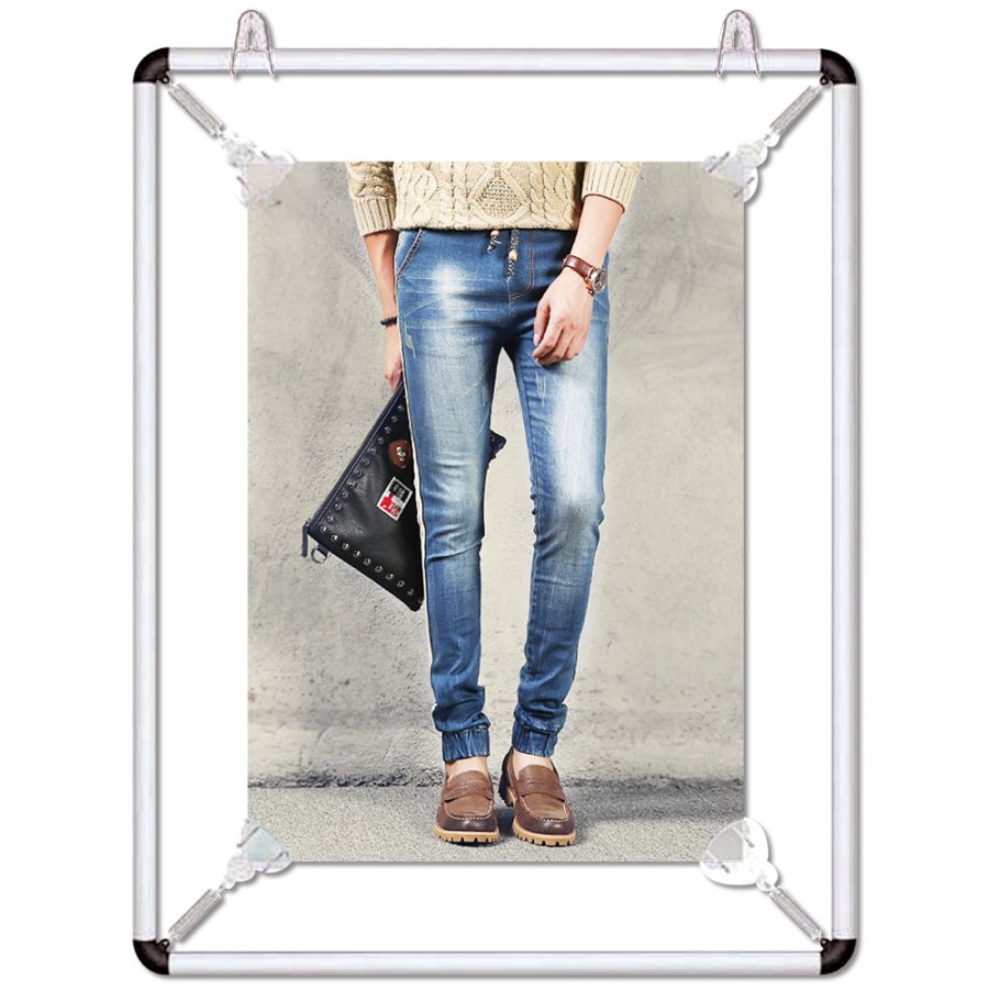 Poster strecher Plakatramme dobbeltsidet - 70x100 cm - s&oslash;lv