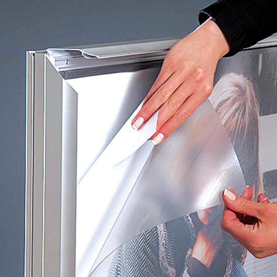 Wind-Sign Waterbase Gadeskilt - A1 - s&oslash;lv