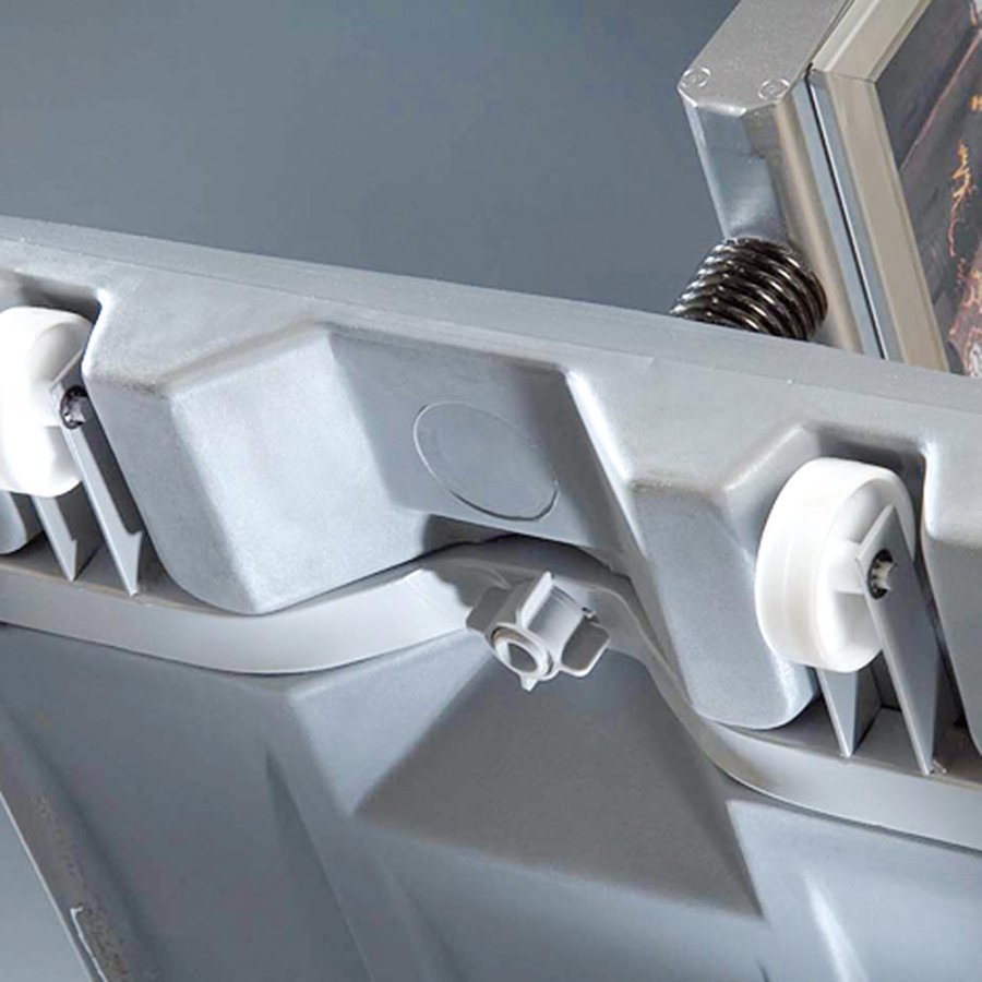 Wind-Sign Waterbase Gadeskilt - A0 - s&oslash;lv