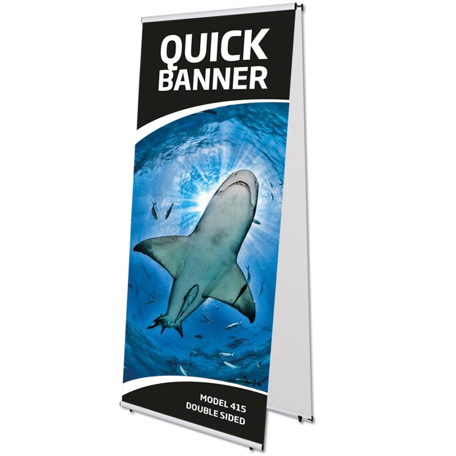 Quick Banner Dobbeltsidet uden banner og print- 100x200cm