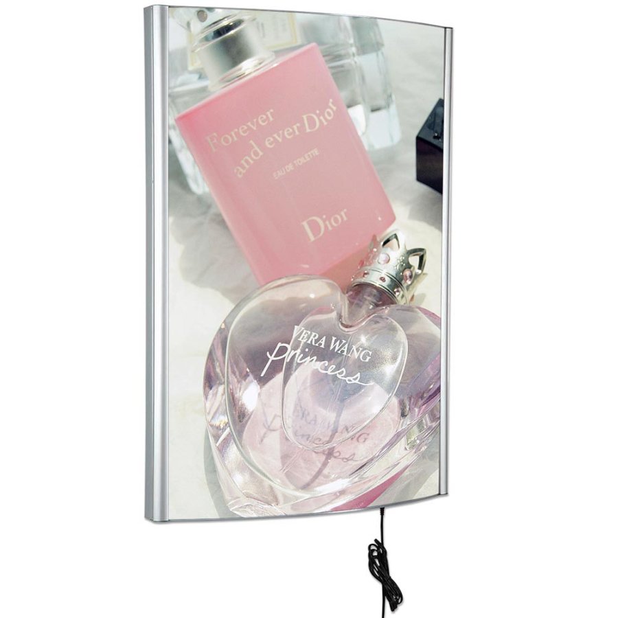 LED Convex Lysramme Enkeltsidet - A1