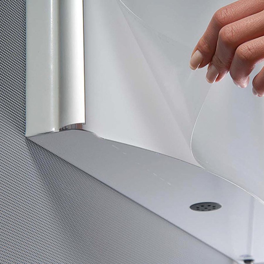 LED Convex Lysramme Enkeltsidet - A1