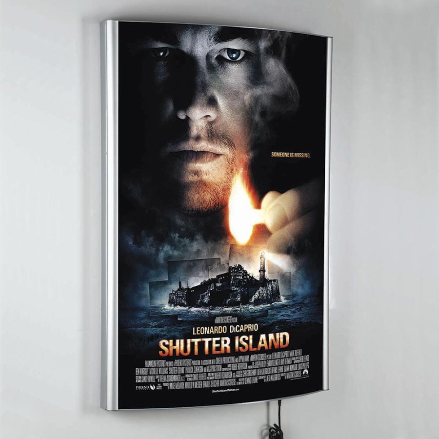 LED Convex Lysramme Enkeltsidet - A1