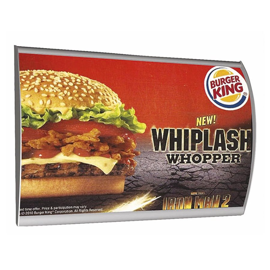 LED Convex Lysramme Enkeltsidet - A1