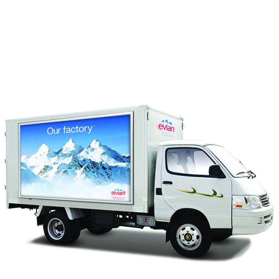 Klikramme med 42mm aluminium Security Frame profil, s&oslash;lv - A2