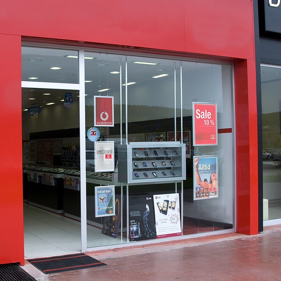 Hanging Alu Klikramme dobbeltsidet - 25 mm - A2 - s&oslash;lv